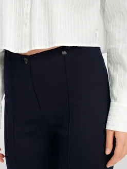 Marc Cain Hosen-7/8 HOSE AUS FEINEM JERSEY midnight blue