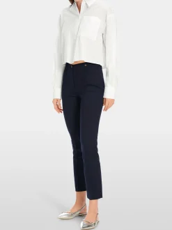 Marc Cain Hosen-7/8 HOSE AUS FEINEM JERSEY midnight blue