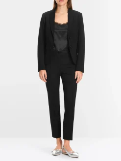 Marc Cain Hosen-7/8 HOSE AUS FEINEM JERSEY black
