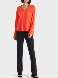 Marc Cain Pullover & Sweatshirts|Strick-ARTIKEL NICHT VERFÜGBAR bright tomato