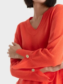 Marc Cain Pullover & Sweatshirts|Strick-ARTIKEL NICHT VERFÜGBAR bright tomato