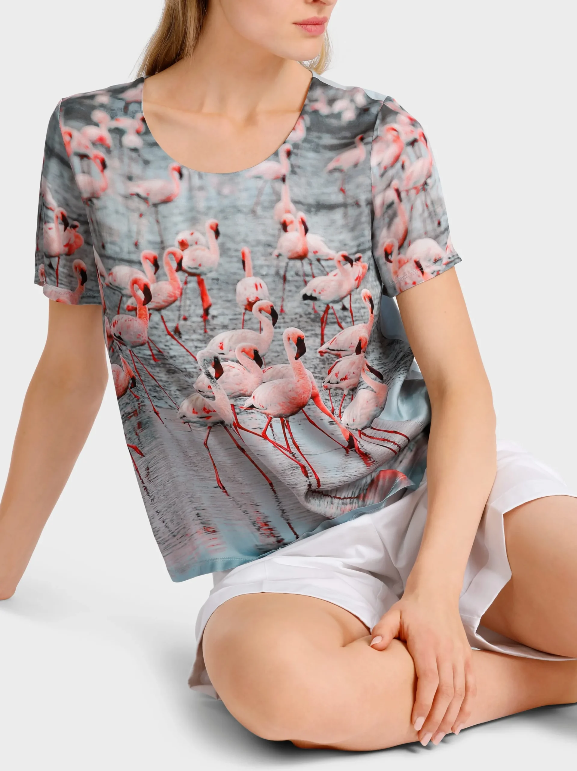 Marc Cain Blusen & Tuniken|Shirts & Tops-ARTIKEL NICHT VERFÜGBAR bright tomato