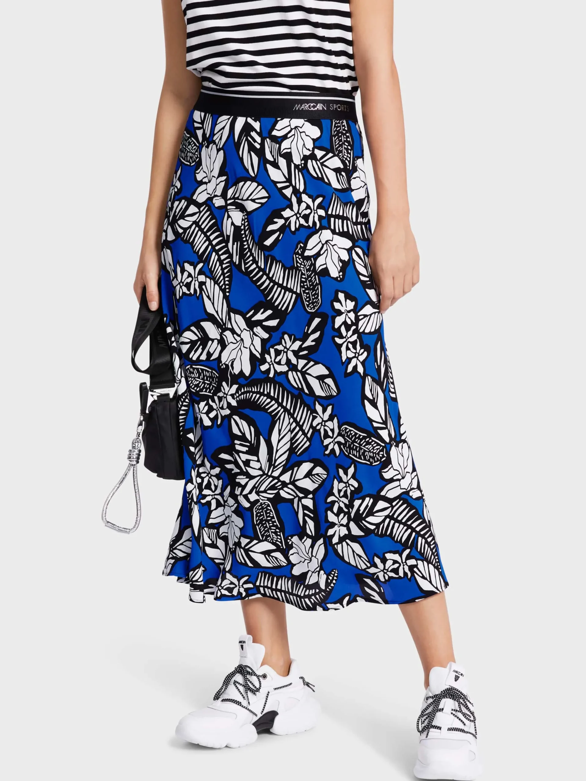 Marc Cain Röcke-AUSGESTELLTER ROCK "RETHINK TOGETHER" bright royal blue