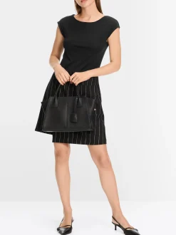 Marc Cain Shirts & Tops-BASIC-SHIRT MIT WEITEM AUSSCHNITT black