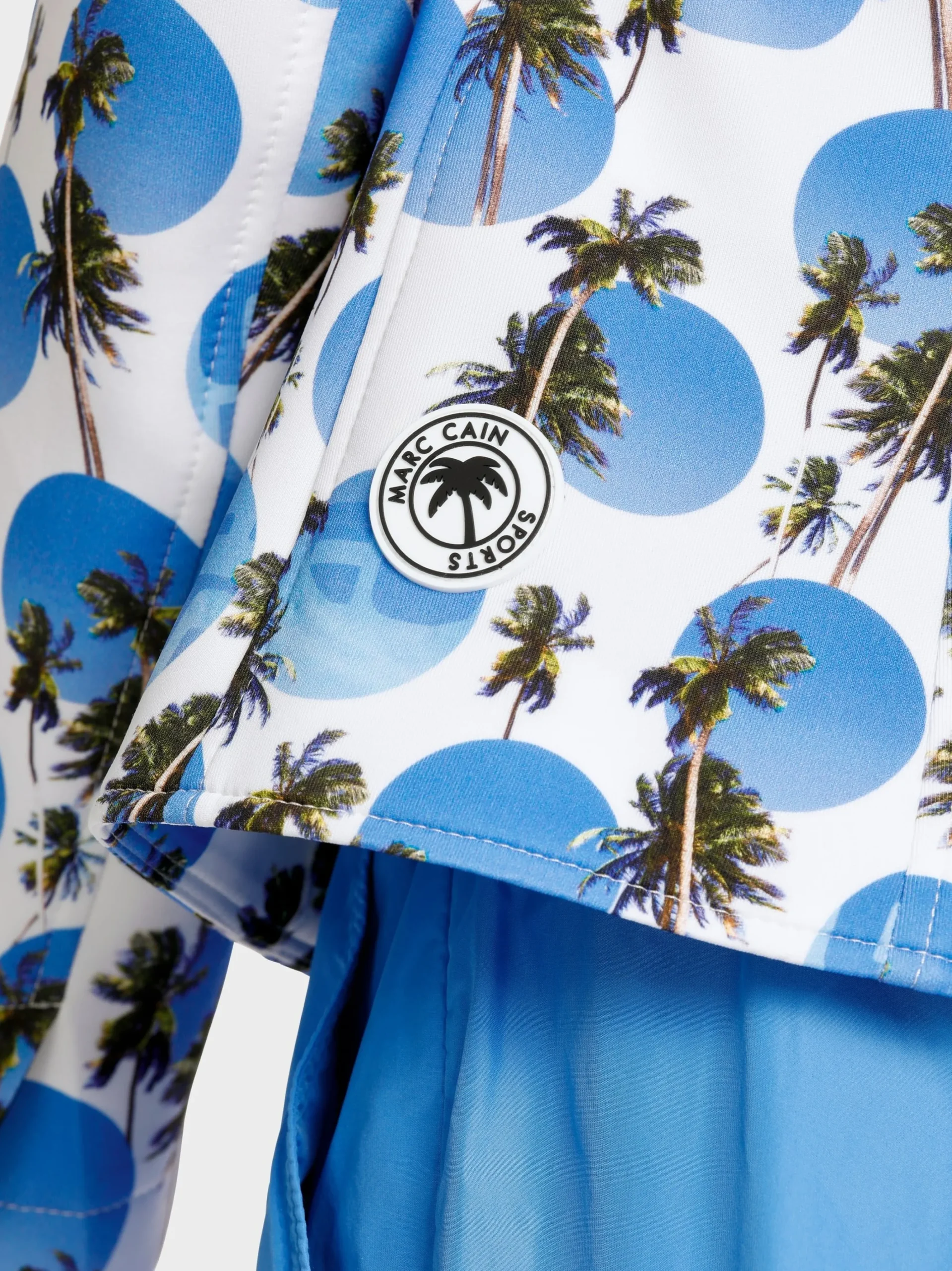 Marc Cain Blazer|Hosenanzüge-BEACH-POINT-BLAZER AUS SCUBAMATERIAL bright azure
