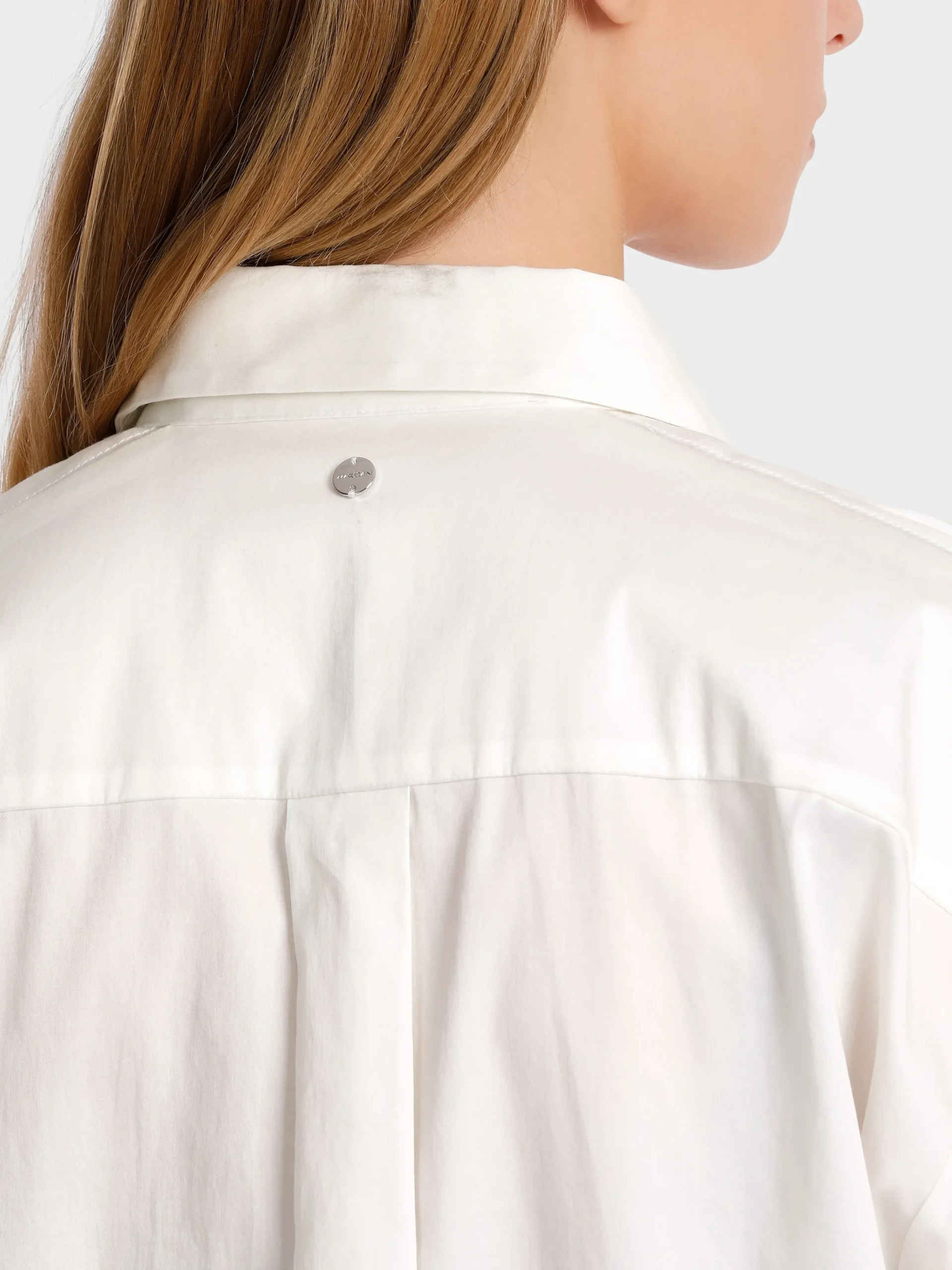 Marc Cain Blusen & Tuniken-BEDRUCKTE HEMDBLUSE IN A-LINIE white