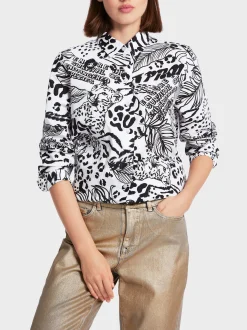 Marc Cain Blusen & Tuniken-BEDRUCKTE HEMDBLUSE