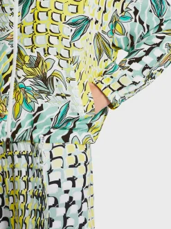 Marc Cain Jacken-BEDRUCKTE JACKE IM BLOUSONSTIL soft sage