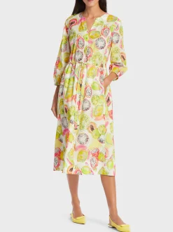 Marc Cain Kleider-BEDRUCKTES KLEID pale lemon