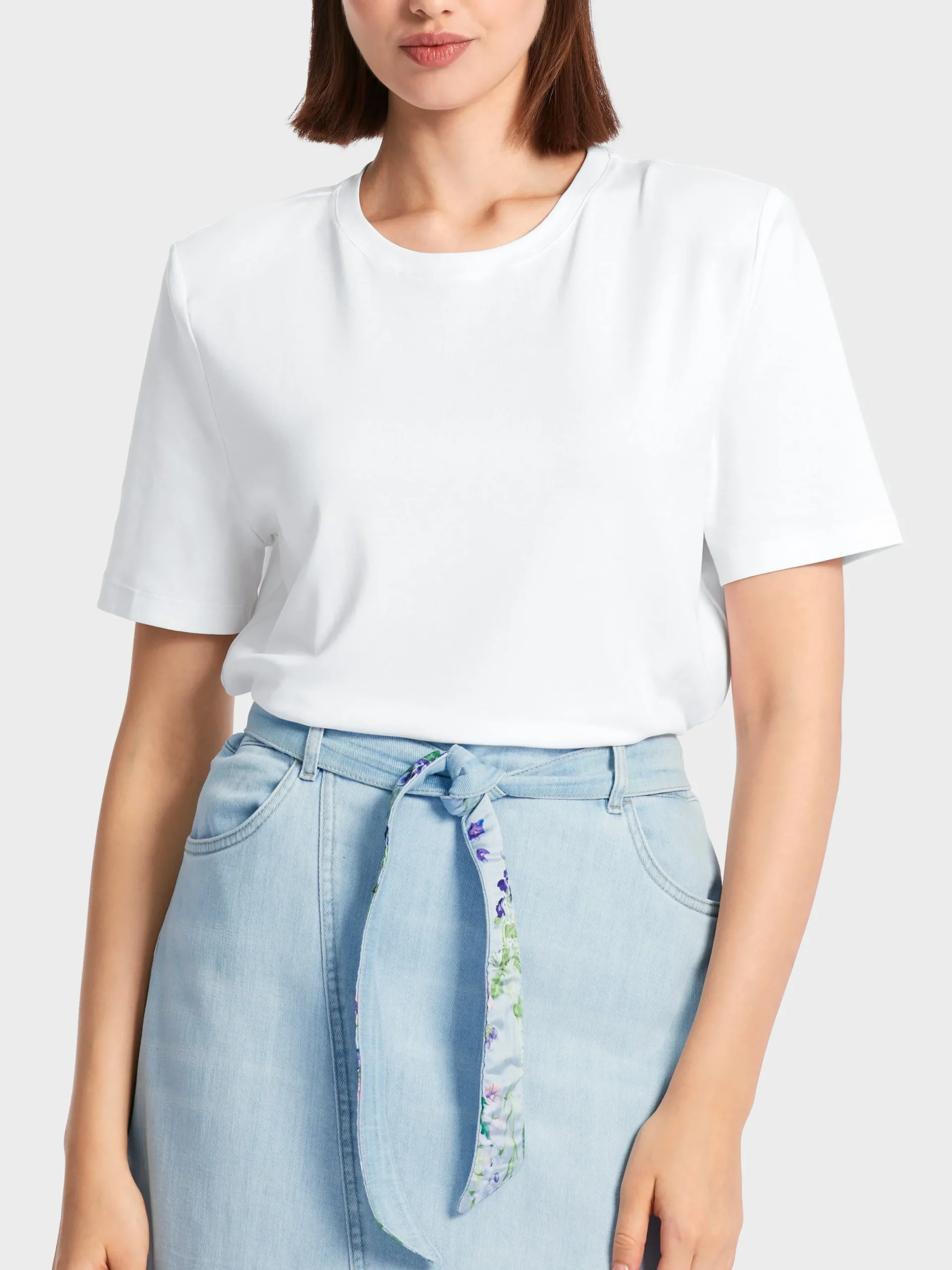 Marc Cain Shirts & Tops-BEQUEMER BODY white