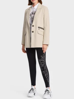 Marc Cain Blazer-BLAZER AUS BAUMWOLLE soft moon rock