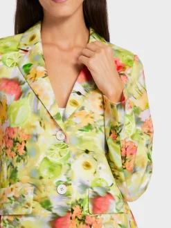 Marc Cain Blazer|Hosenanzüge-BLAZER IM AKTUELLEN BLURRY PRINT pale lemon