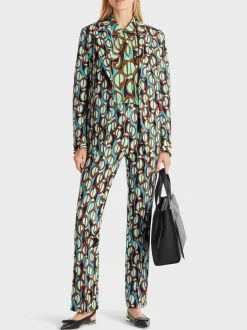Marc Cain Blazer|Hosenanzüge-BLAZER IM GRAFISCHEN DESSIN soft malachite