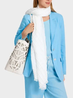 Marc Cain Blazer|Hosenanzüge-BLAZER IM KNITTERLOOK light turquoise