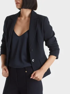 Marc Cain Blazer-BLAZER IM TAILORING-FIT midnight blue
