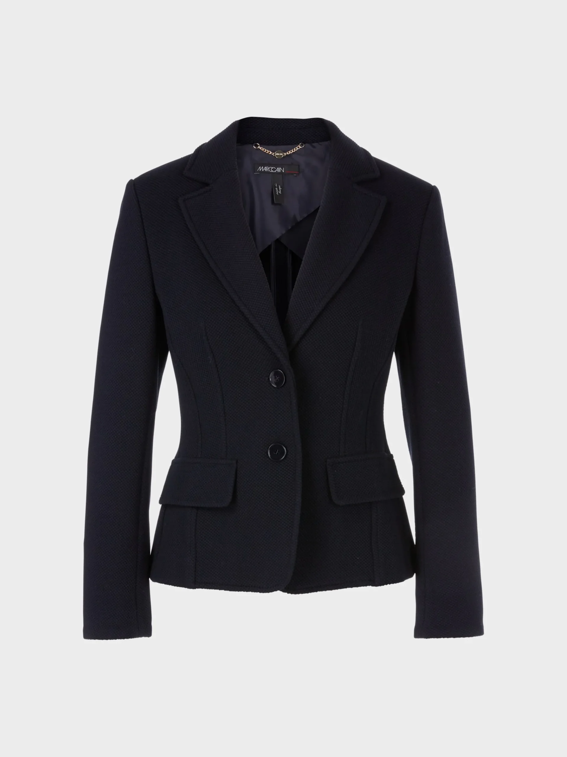 Marc Cain Blazer-BLAZER IM TAILORING-FIT midnight blue