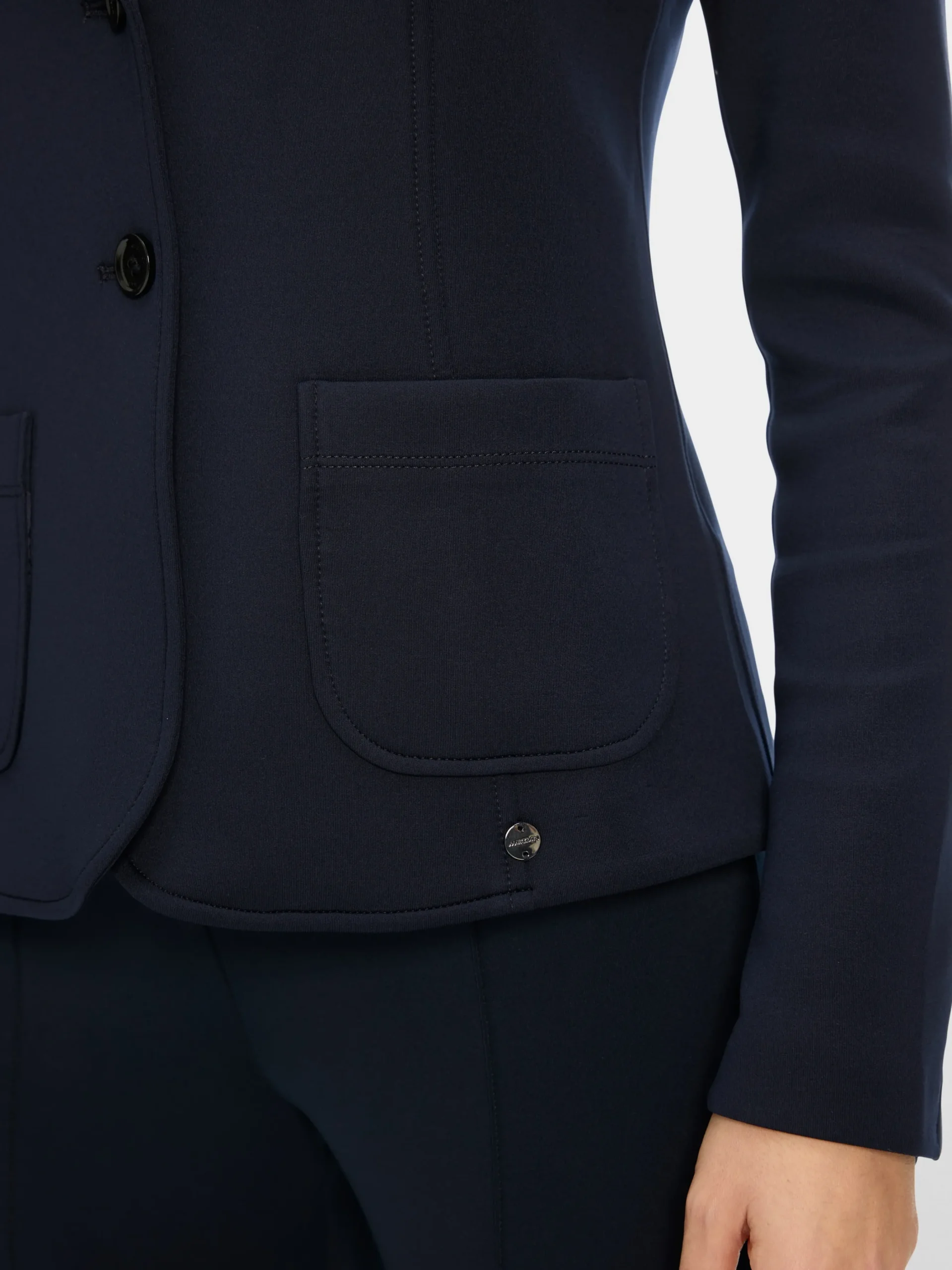 Marc Cain Blazer-BLAZER MIT AUFGESETZTEN TASCHEN midnight blue