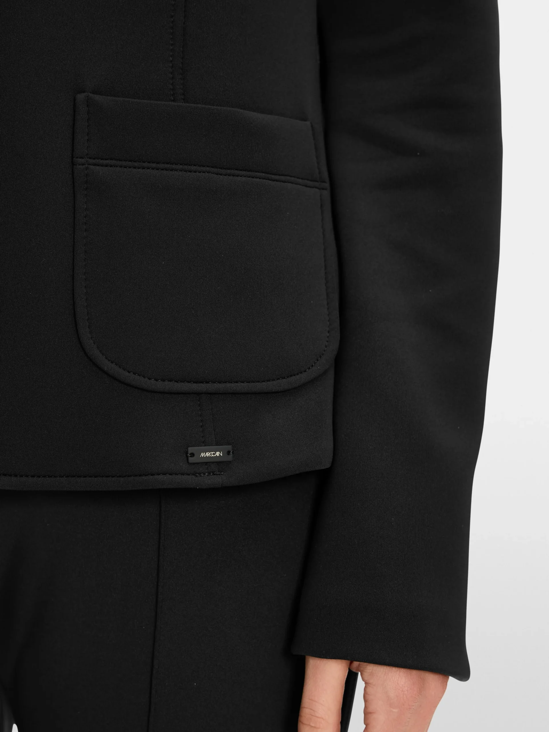 Marc Cain Blazer-BLAZER MIT AUFGESETZTEN TASCHEN black