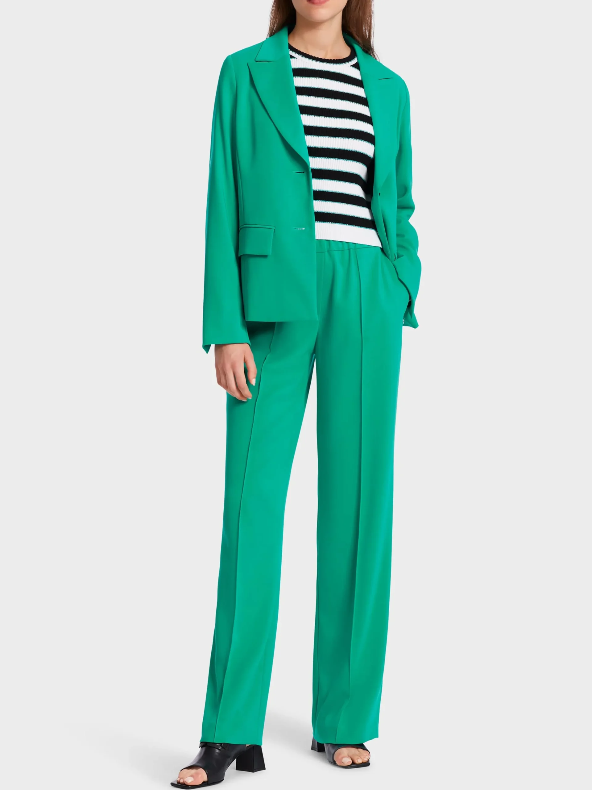 Marc Cain Blazer|Hosenanzüge-BLAZER MIT AUFSTEIGENDEM REVERS bright malachite