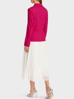 Marc Cain Blazer|Hosenanzüge-BLAZER MIT MUSCHELREVERS deep fuchsia