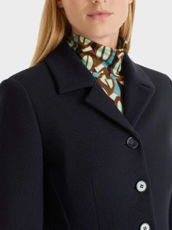 Marc Cain Jacken-BLAZER MIT SCHMALEM REVERS midnight blue