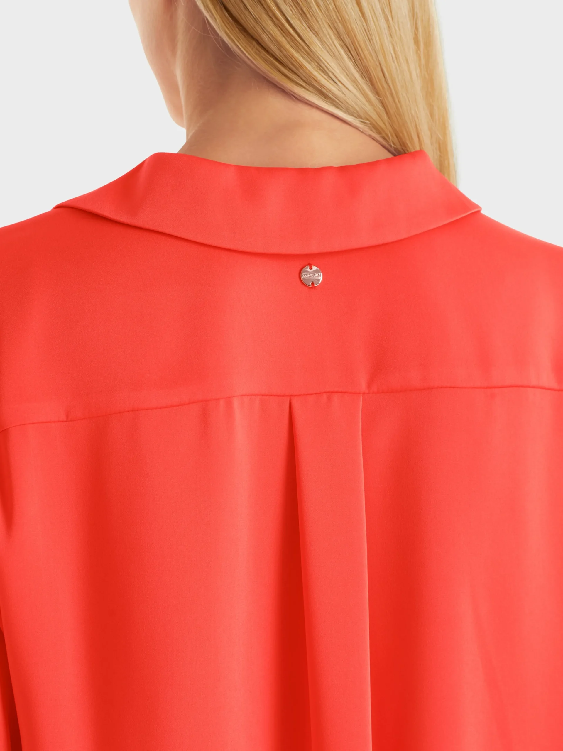 Marc Cain Blusen & Tuniken-BLUSE IM POLO-STIL bright tomato
