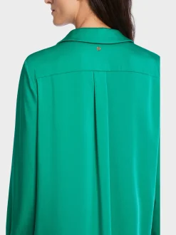 Marc Cain Blusen & Tuniken-BLUSE IM POLO-STIL bright malachite