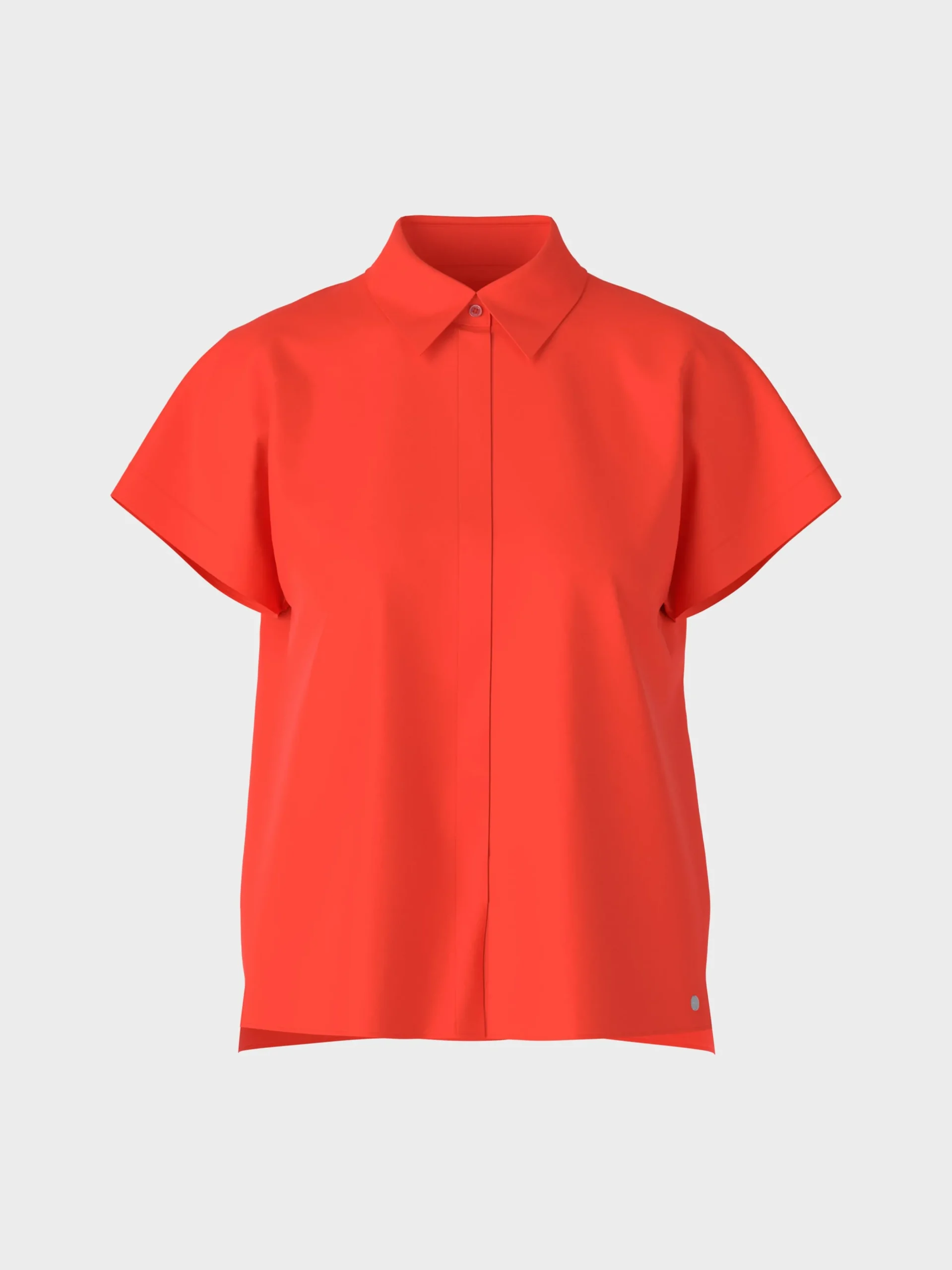 Marc Cain Blusen & Tuniken-BLUSE IN KIMONOFORM bright tomato