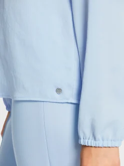 Marc Cain Blusen & Tuniken-BLUSE MIT RÜSCHEN soft summer sky