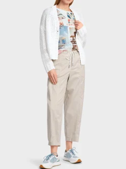 Marc Cain Blusen & Tuniken|Shirts & Tops-BLUSENSHIRT IM MEMORIESPRINT white