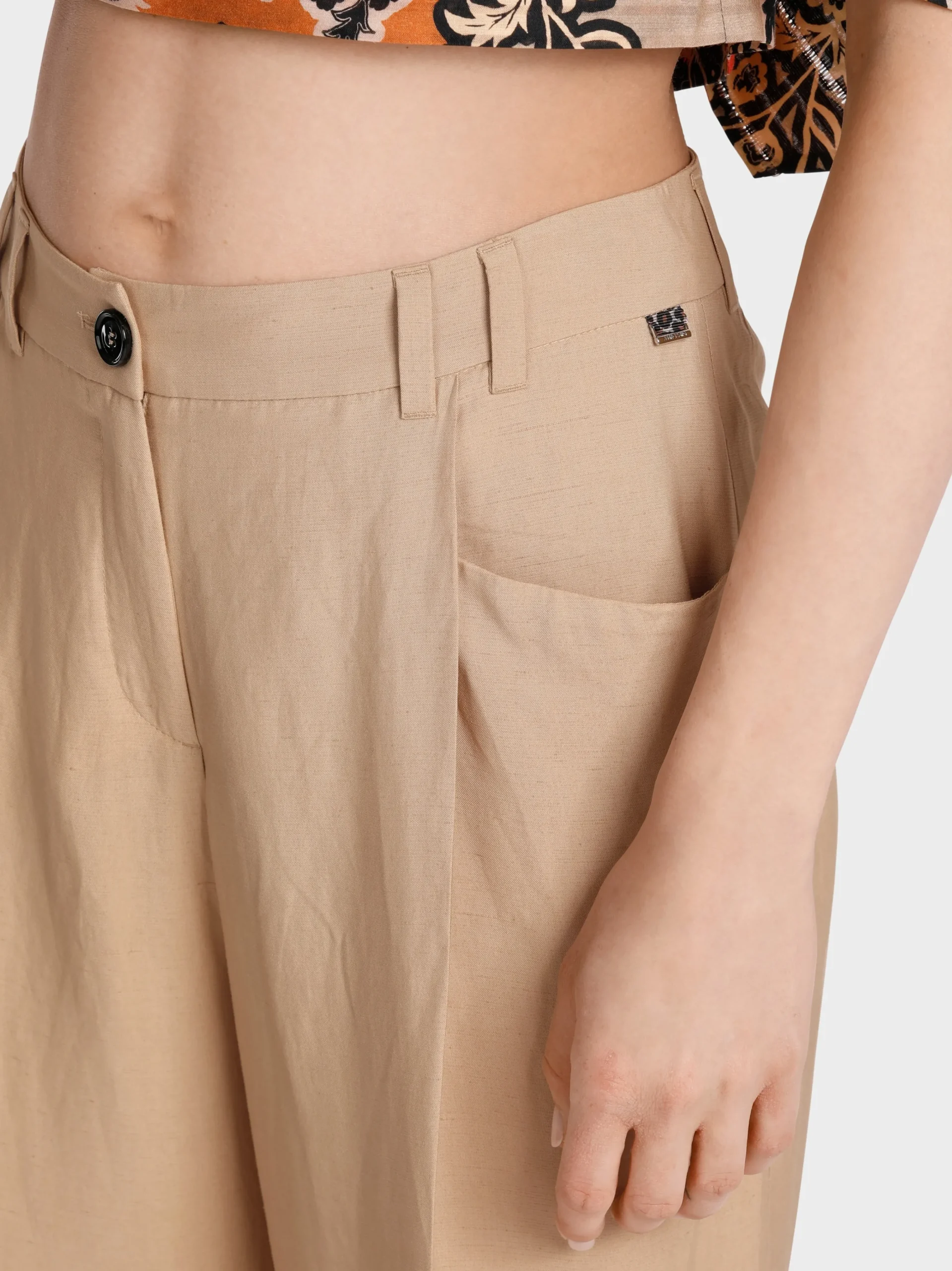 Marc Cain Hosen-BUNDFALTENHOSE MODELL WASCO deep sand