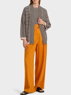 Marc Cain Jacken|Strick-CARDIGAN IM MUSTERMIX “RETHINK TOGETHER” soft rose