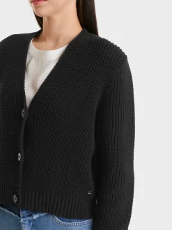 Marc Cain Jacken-CARDIGAN KNITTED IN GERMANY black