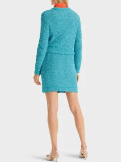 Marc Cain Jacken|Strick-CARDIGAN KNITTED IN GERMANY deep tourmaline