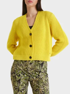 Marc Cain Jacken-CARDIGAN KNITTED IN GERMANY bright sulphur