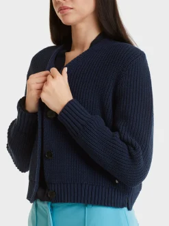 Marc Cain Jacken-CARDIGAN KNITTED IN GERMANY midnight blue