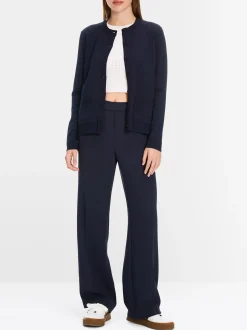 Marc Cain Jacken|Strick-CARDIGAN "RETHINK TOGETHER" midnight blue
