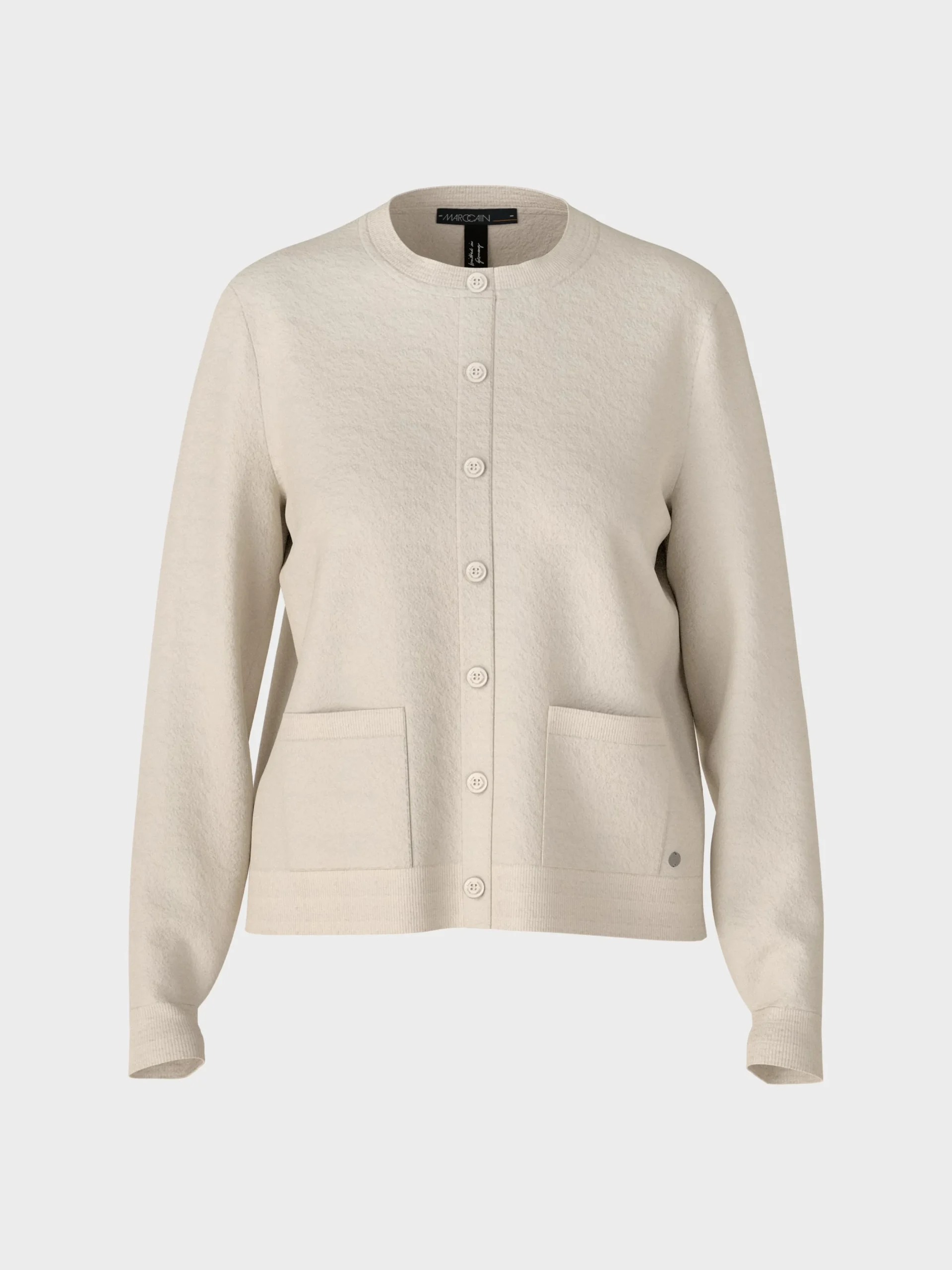 Marc Cain Jacken-CARDIGAN "RETHINK TOGETHER" smoke