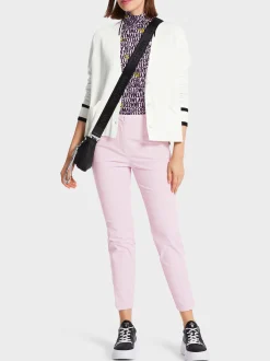 Marc Cain Jacken|Strick-CARDIGAN "RETHINK TOGETHER" off-white