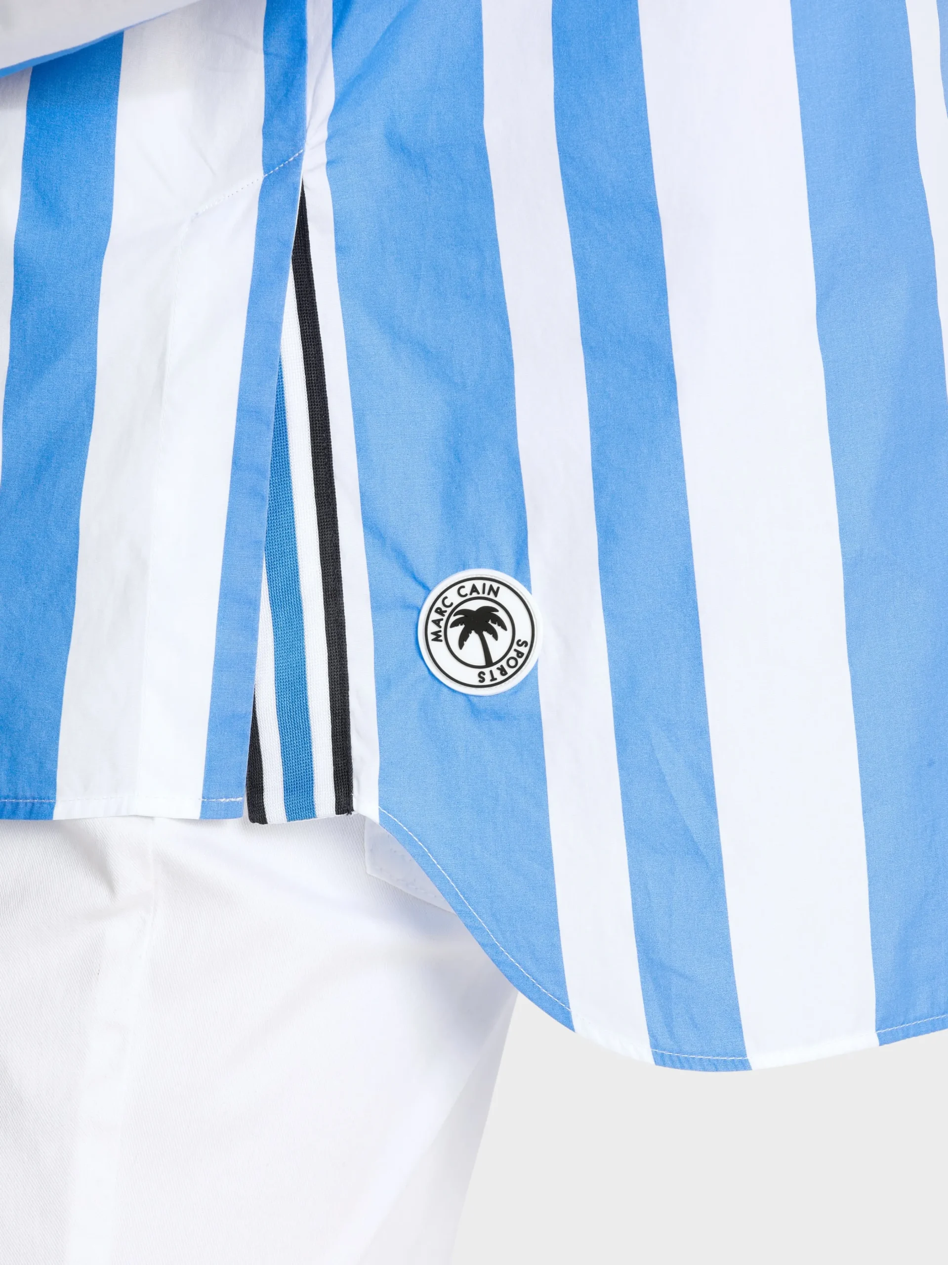 Marc Cain Blusen & Tuniken-CARMENBLUSE "RETHINK TOGETHER" bright azure