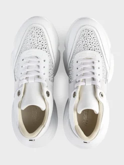 Marc Cain Schuhe-CHUNKY SNEAKER MIT GLITZER white