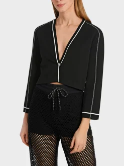 Marc Cain Jacken|Strick-CROPPED