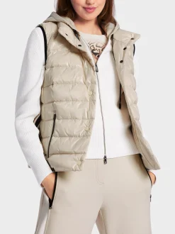 Marc Cain Jacken-DAUNENWESTE MIT STEHKRAGEN soft moon rock
