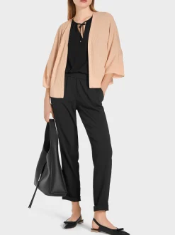 Marc Cain Jacken|Strick-ELEGANTER CARDIGAN IN KIMONOFORM soft rose