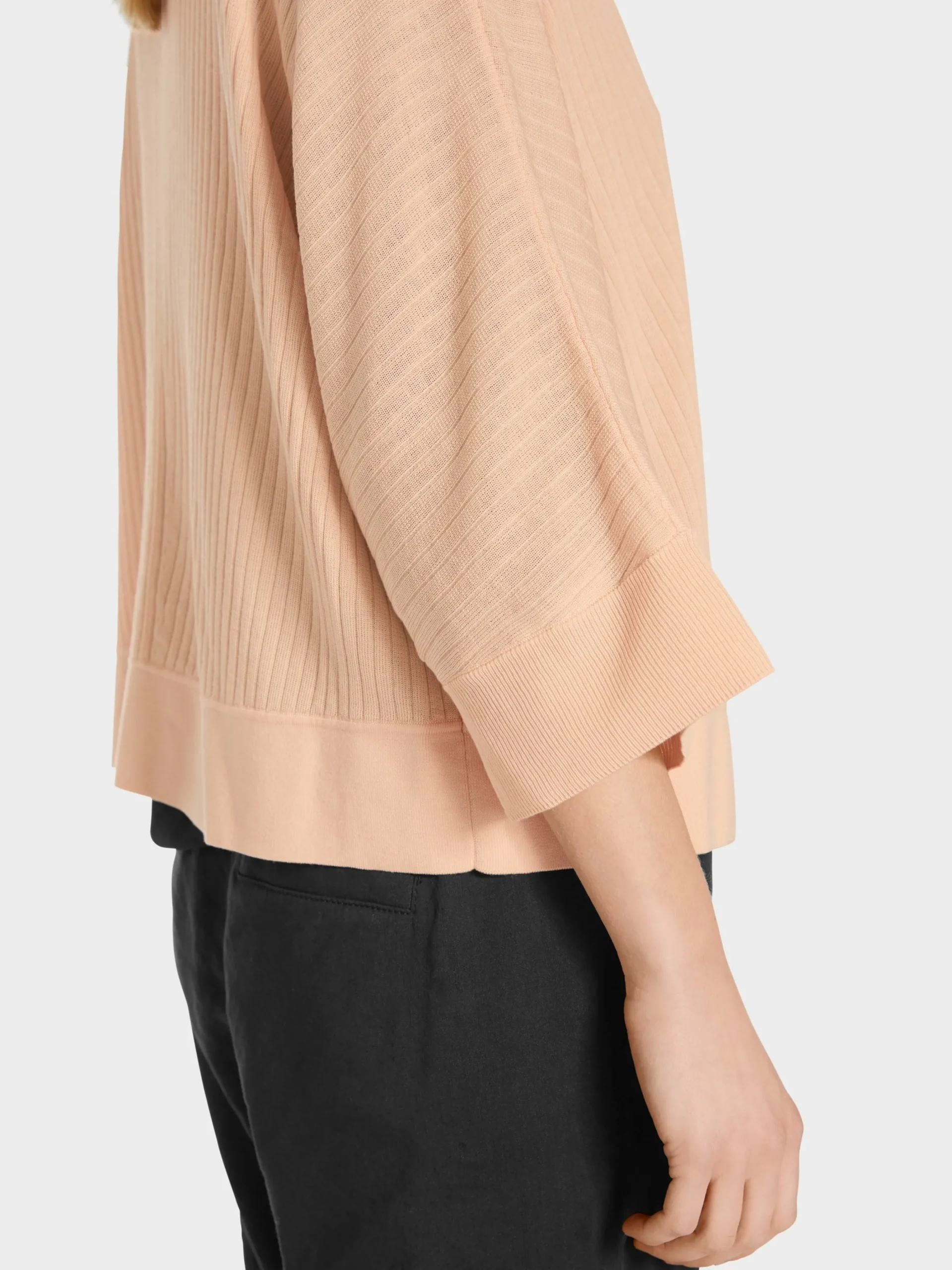 Marc Cain Jacken|Strick-ELEGANTER CARDIGAN IN KIMONOFORM soft rose