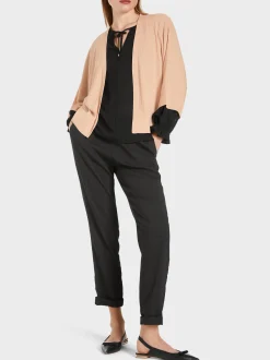Marc Cain Jacken|Strick-ELEGANTER CARDIGAN IN KIMONOFORM soft rose
