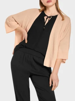 Marc Cain Jacken|Strick-ELEGANTER CARDIGAN IN KIMONOFORM soft rose