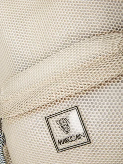 Marc Cain Taschen-FANCY RUCKSACK AUS MESH soft moon rock