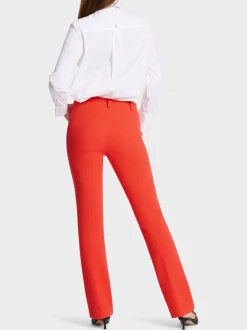 Marc Cain Hosen|Hosenanzüge-FEMININ GESCHNITTENE HOSE FREDERICA bright tomato