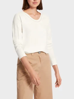 Marc Cain Pullover & Sweatshirts|Strick-FEMININER SWEATER 